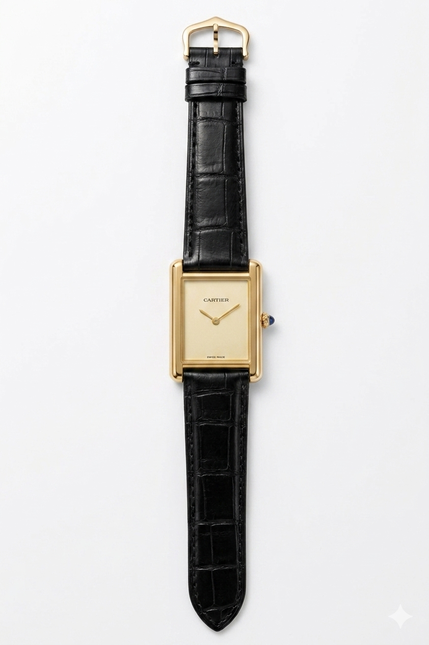 CARTIER – Tank Clean Dial